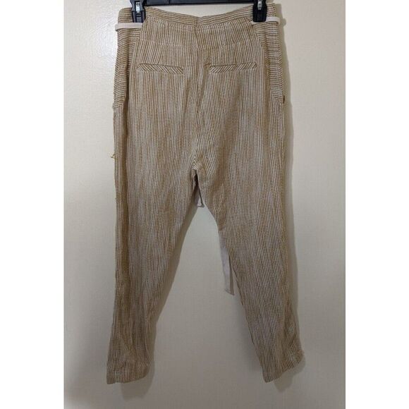 Free People Light At Sunrise Cropped High Rise Relaxed Fit Pants Size 0 - Picture 3 of 12